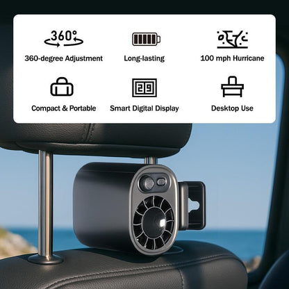 🔥50% OFF Today🎁 Stay Cool This Summer –  2026 Car Clip-On Fan
