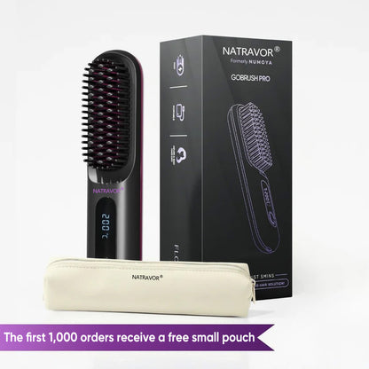 🏆 The Short Hair Specialist! The first smart styling comb designed specif 💖(Type-C charging design)
