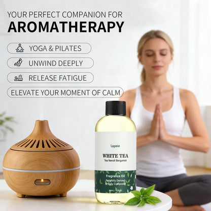 Lopeie  Hotel Diffuser Oil Refill Inspired by The Ritz-Carlton Hotel - 118ml 4.1 fl oz - Aromatherapy Essential Oil-White Tea,