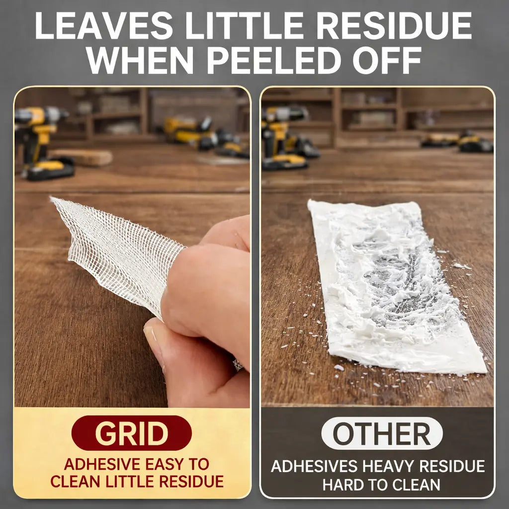 💪 Heavy-Duty Adhesive Tape That Makes Home Organization Easier, Removable No Residue