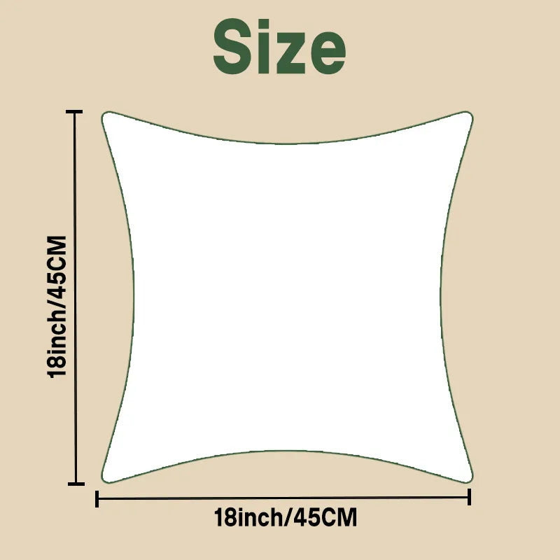 Elegant Christmas Pillow Covers with 3D-Look Holiday Artwork