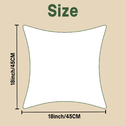 Elegant Christmas Pillow Covers with 3D-Look Holiday Artwork