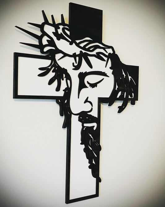 🔥LAST DAY SALE 49% OFF🔥Jesus Cross Iron Sign Christ Wall Art Decor [Height of 11.85 inches]