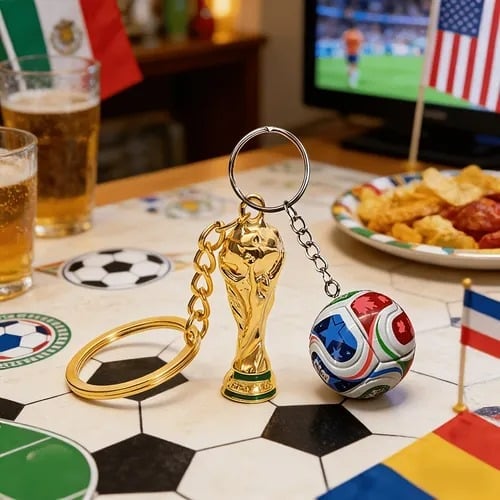 ⚽2026 FIFA World Cup USA-MEX-CAN Keychain: Carry the Spirit of the Game Everywhere ✨