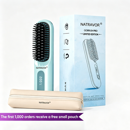 🏆 The Short Hair Specialist! The first smart styling comb designed specif 💖(Type-C charging design)