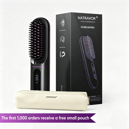 🏆 The Short Hair Specialist! The first smart styling comb designed specif 💖(Type-C charging design)