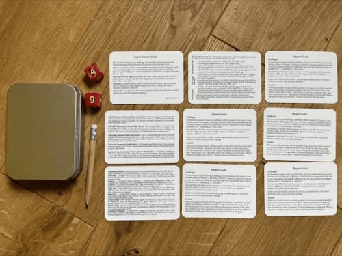 Minimalist Pocket RPG in a Tin Box