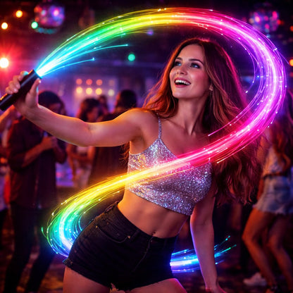 🌈LED Fiber Optic Whip Light💃