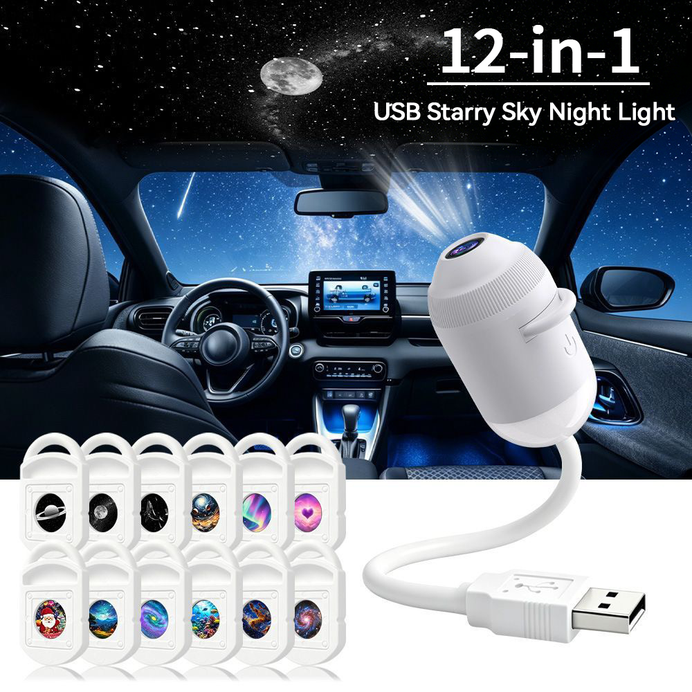 🔥 12-in-1【star light】+(12 slides)