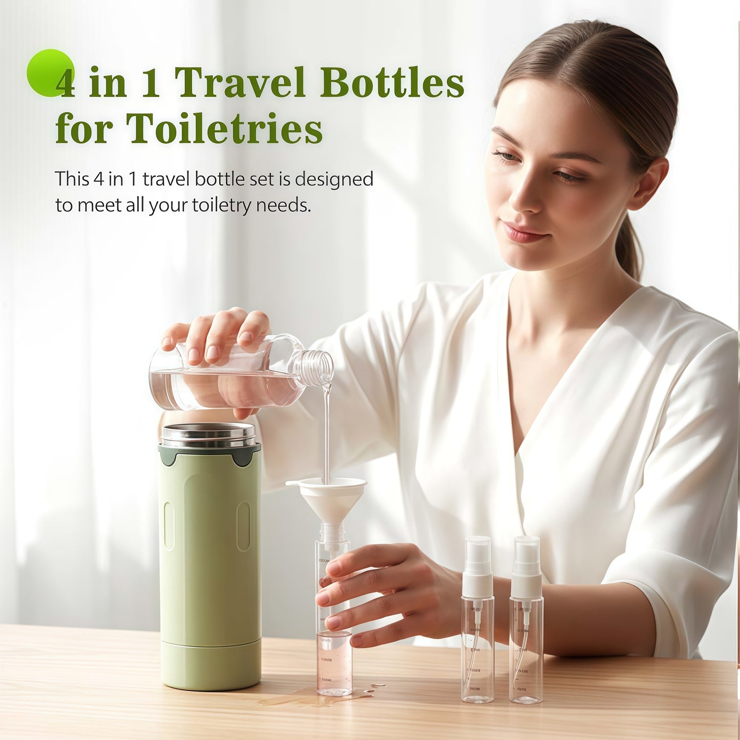 ✈️4-in-1 Travel Toiletries Bottle Set