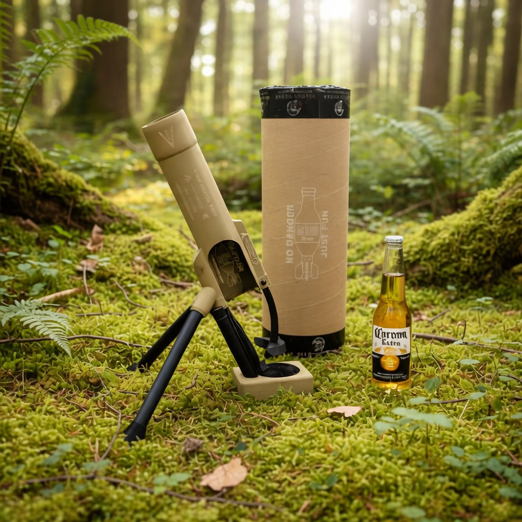 🍻51mm Beer Bottle Mortar Bottle Opener🚀– Novelty Cap-Launching Desk & Bar Accessory🔥Buy 2 Free Shipping