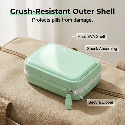 🏆 Last Day Special Price  ! 💊A8 Waterproof Pill Pouch Set – 7 to 14 Days of Meds & Vitamins💧Waterproof & Crush-Resistant Shell