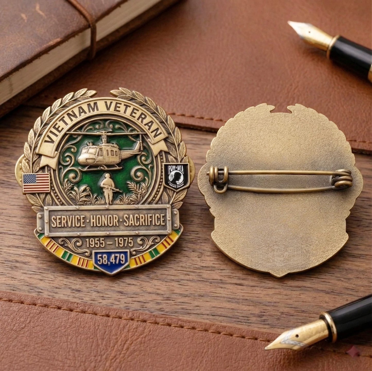 🦅LAST DAY 50% OFF -- 🎖️Vietnam Veteran Honor Commemorative Pin
