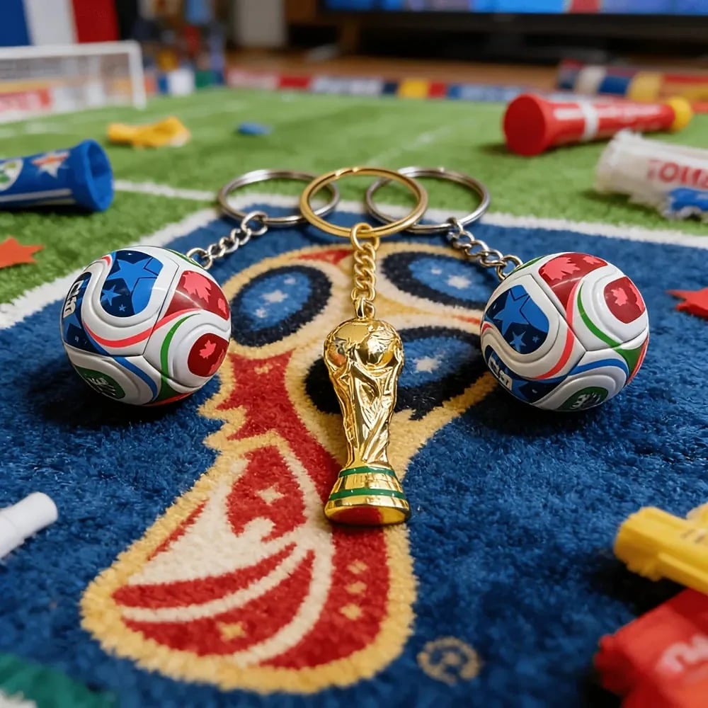 ⚽2026 FIFA World Cup USA-MEX-CAN Keychain: Carry the Spirit of the Game Everywhere ✨