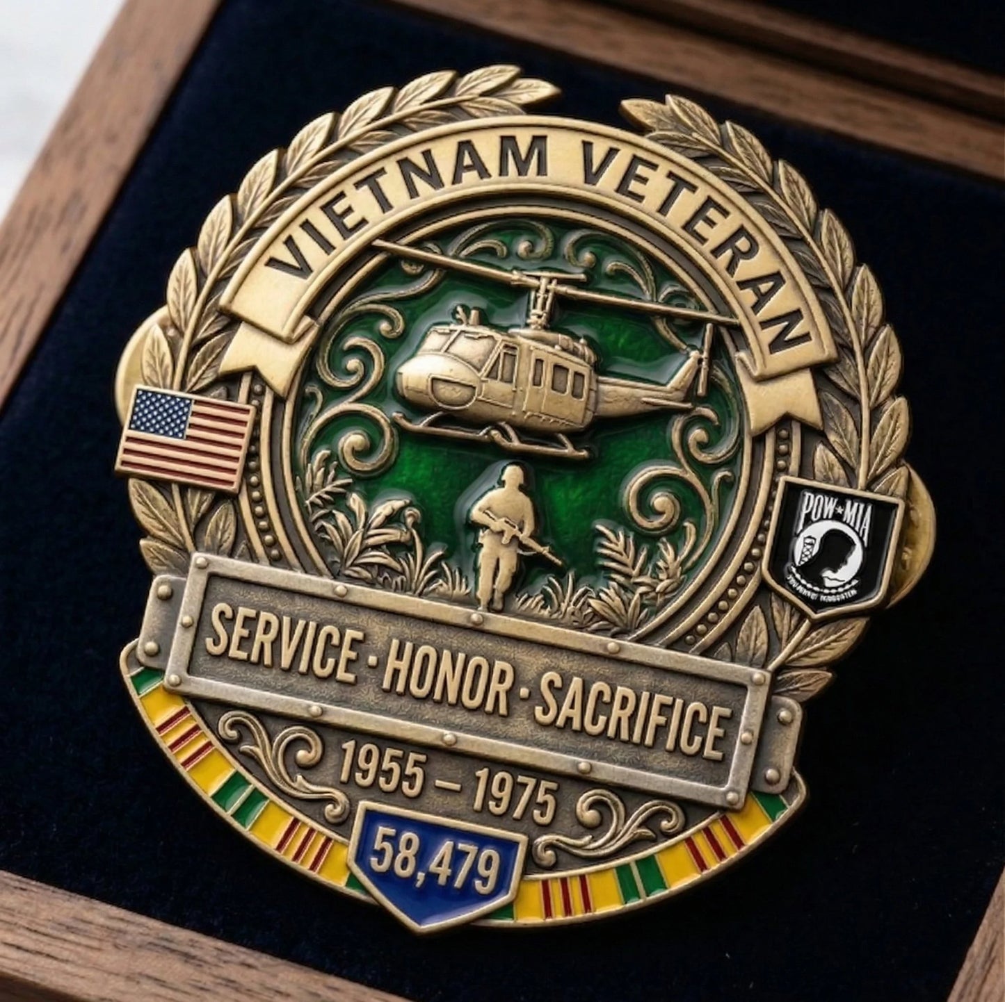 🦅LAST DAY 50% OFF -- 🎖️Vietnam Veteran Honor Commemorative Pin