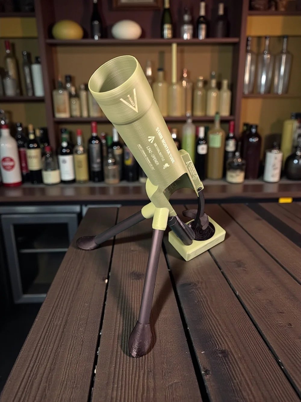 🍻51mm Beer Bottle Mortar Bottle Opener🚀– Novelty Cap-Launching Desk & Bar Accessory🔥Buy 2 Free Shipping