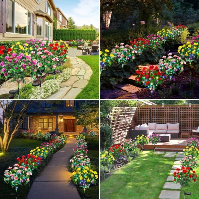 💐Limited-time 50% off⏰Simulation Azalea Flower Ground Stake Solar Light💐💡