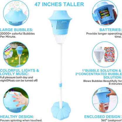 ⚡ Automatic Handheld Bubble Machine for Kids