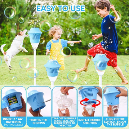 ⚡ Automatic Handheld Bubble Machine for Kids