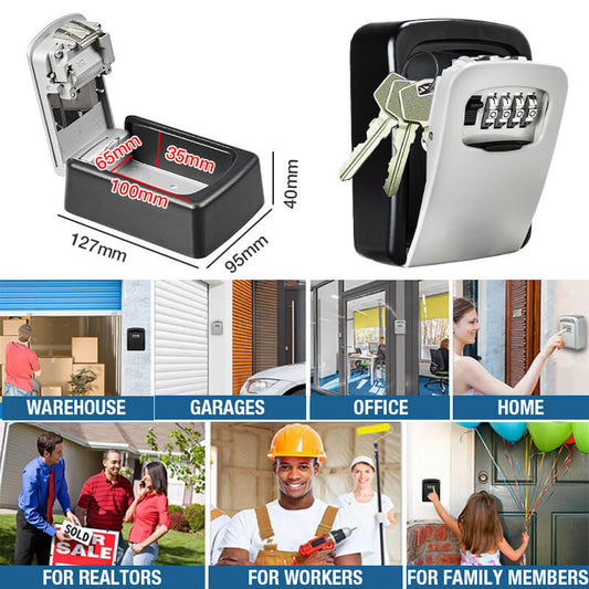 🔐 LIMITED‑TIME 50% OFF! ⚡ Wall‑Mount Resettable Combination Key Box – Rust‑Proof, Large Storage, Heavy‑Duty ✨