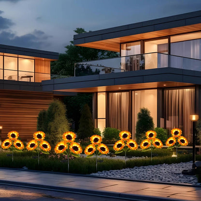 Last Day Buy 1 Get 1 FREE🌻 Waterproof Sunflower Solar Lights for Garden, Patio & Backyard Decor